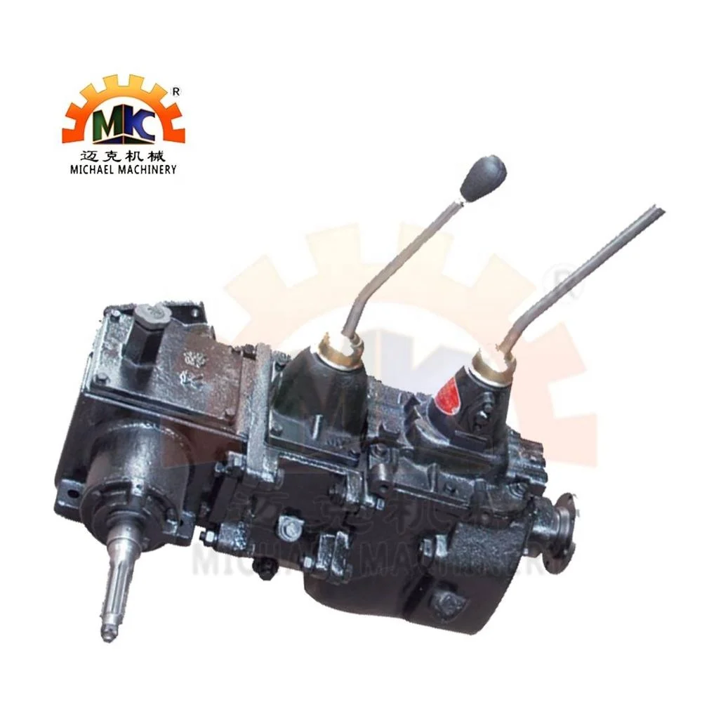 8F+2R Agricultural Tractor Manual Transmission Gearbox with Belt Clutch Assy for Single Cylinder Diesel Engine