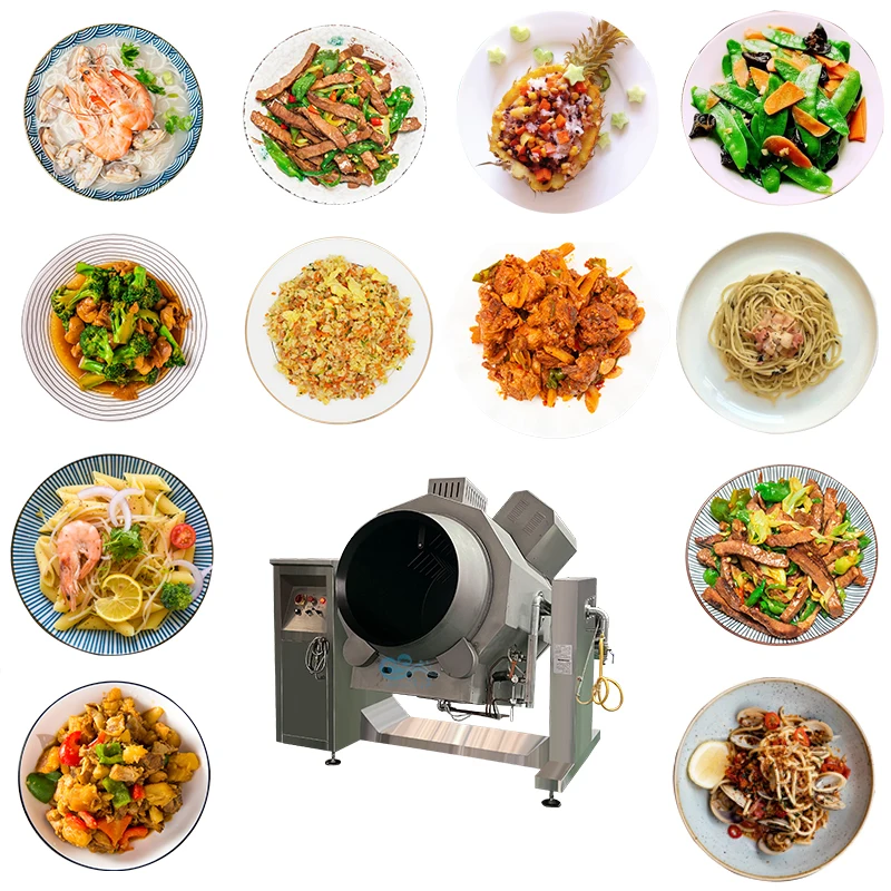 Intelligent Restaurant Fried Rice Machine Smart Cooking Robot Stir Fry Machine  Automatic Cooking Robot Machine
