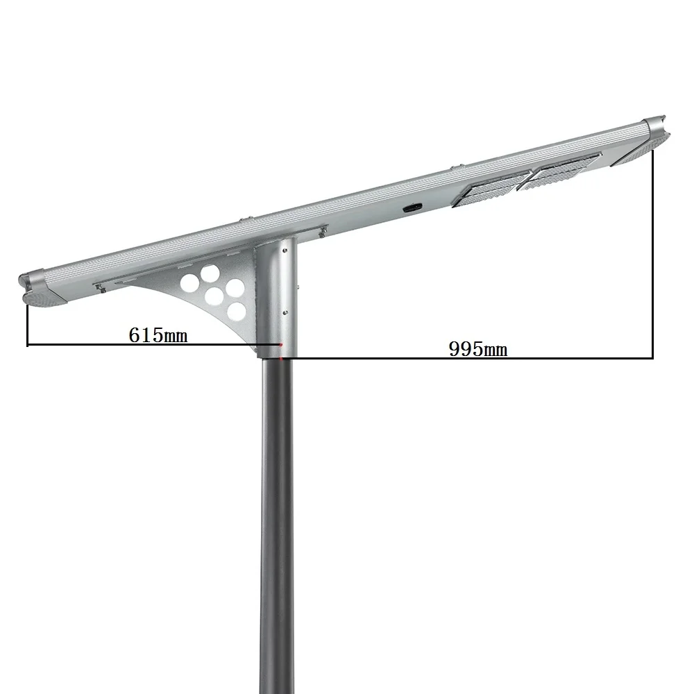 Wholesales Integrated Solar Street Light Aluminum Alloy Outdoor Parking Light
