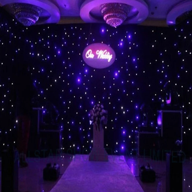 star starry wall LED optic fiber light kits for party and wedding stage decoration lights