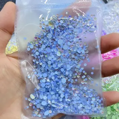 Factory wholesale Mermaid Tears Beads Nail Stone Mix Size Non Hotfix Glass Flatback Kits Rhinestones