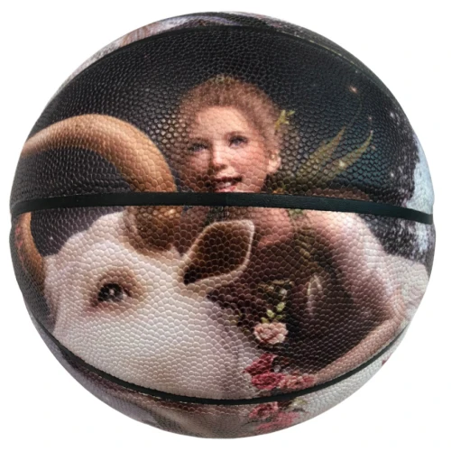 
Personalize All over print custom pattern gift basketball 