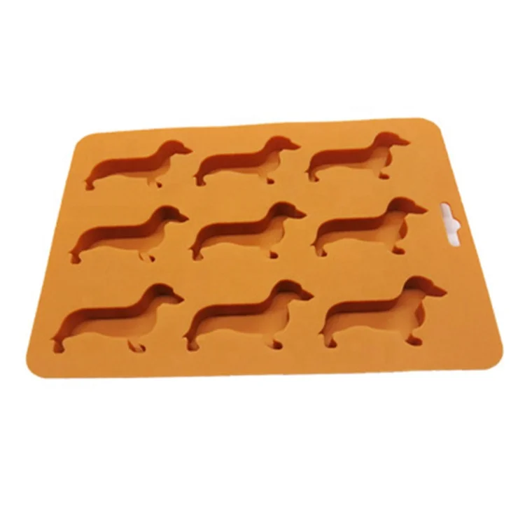 
Reamazing BPA-Free Ice Cube Tray Silicone Dog Shaped Mold for Candy Making or Gelatin Setting 