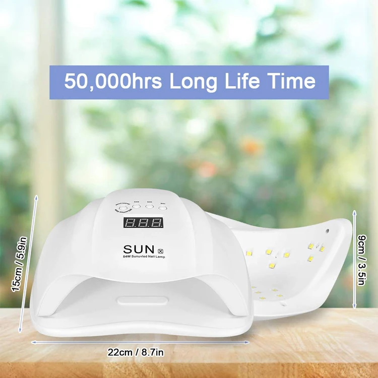 Смарт-часы изготовленные в Шэньчжэне с 54 Вт солнечные X УФ лампа для ногтей машина Сушилка Гель-лак сушки со смарт-датчик