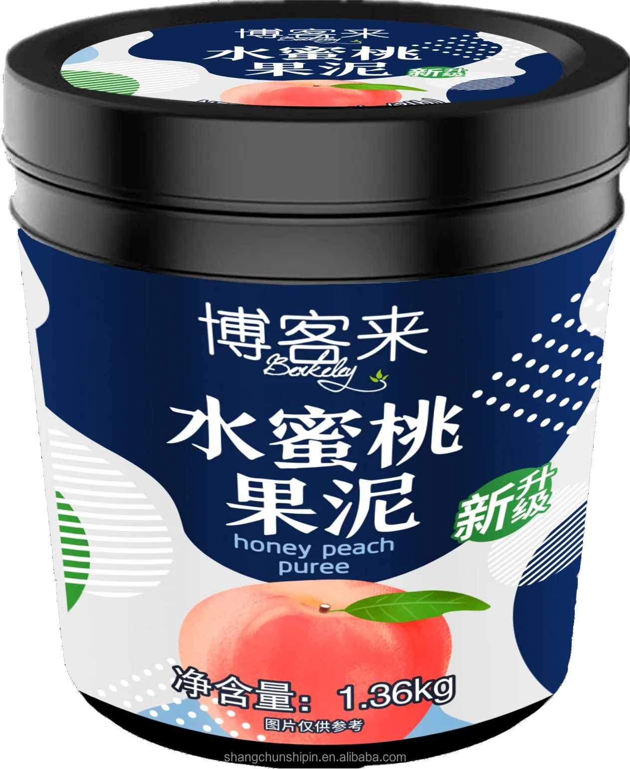 China Manufacturer High Quality Good Taste Juicy Peach Concentrate Organic Fruit Jam Puree Fruit Jam