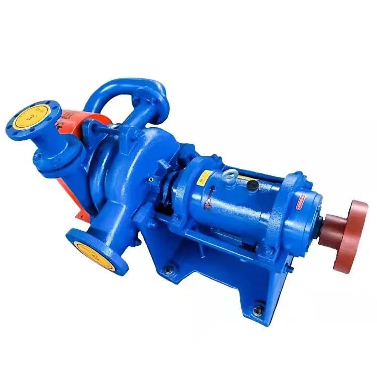 Wear-resistant and corrosion-resistant double impeller mud pump filter press feed pump