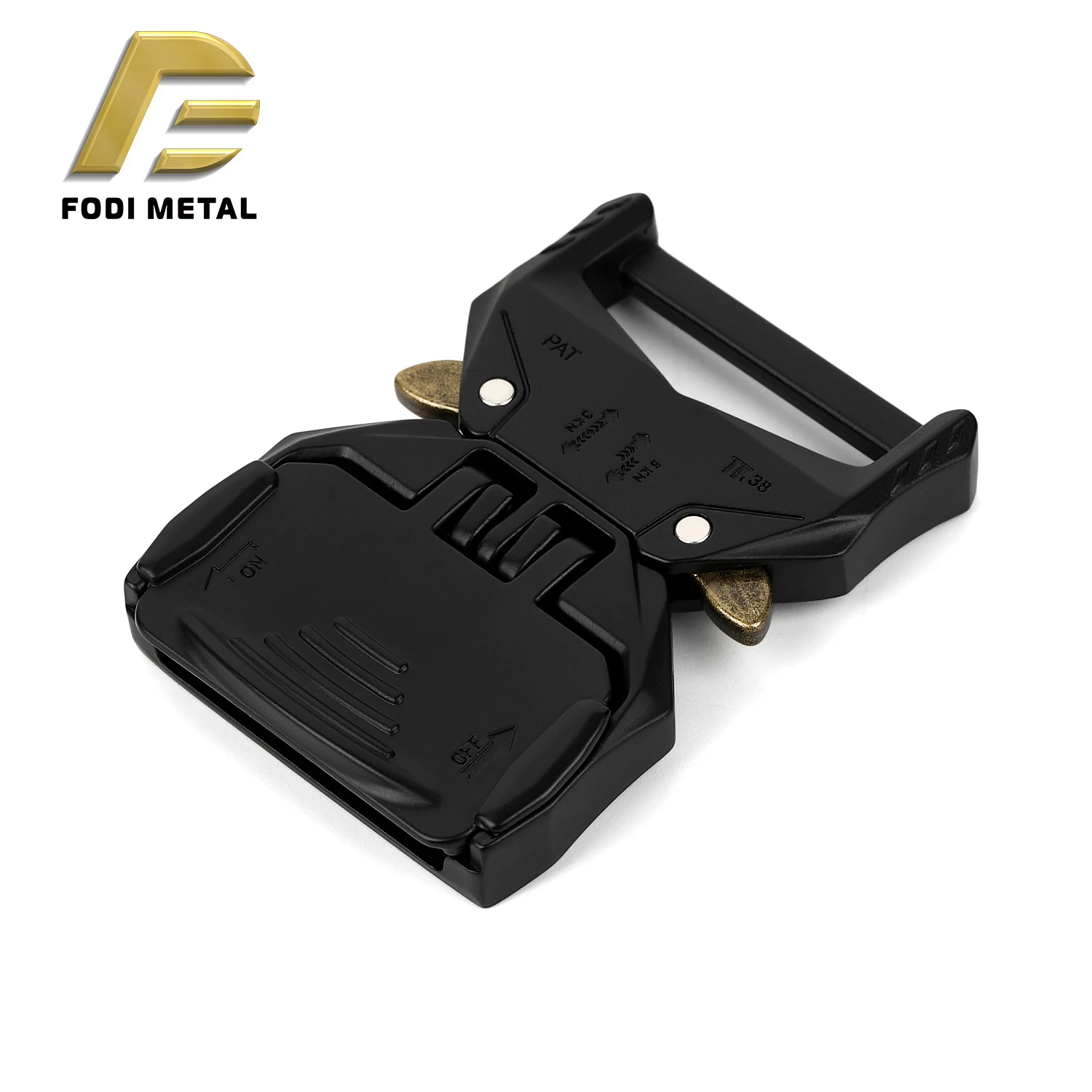 T5056 Professional Manufacturer 39mm k9 tactical harness belt buckle Doberman Pinscher