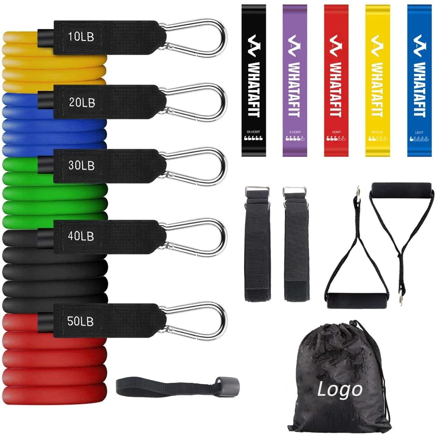 
11pcs resistance bands rope set yoga pilates 11pcs set fitness resistance tube band yoga gym 