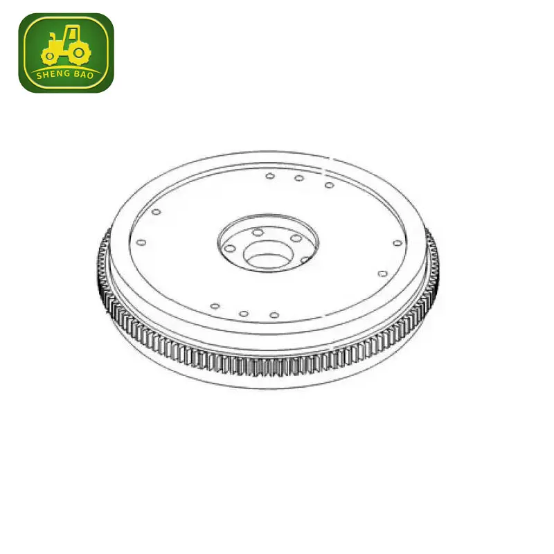 High Quality F1NN6375AA 81871636 128T Backhoe Flywheel With Ring Gear Fit For Ford