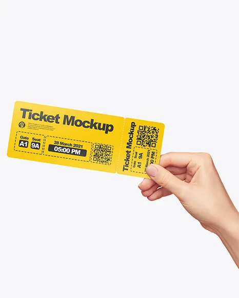 Colorful Double Side Logo Print 4 color Two side printing Custom Event Ticket