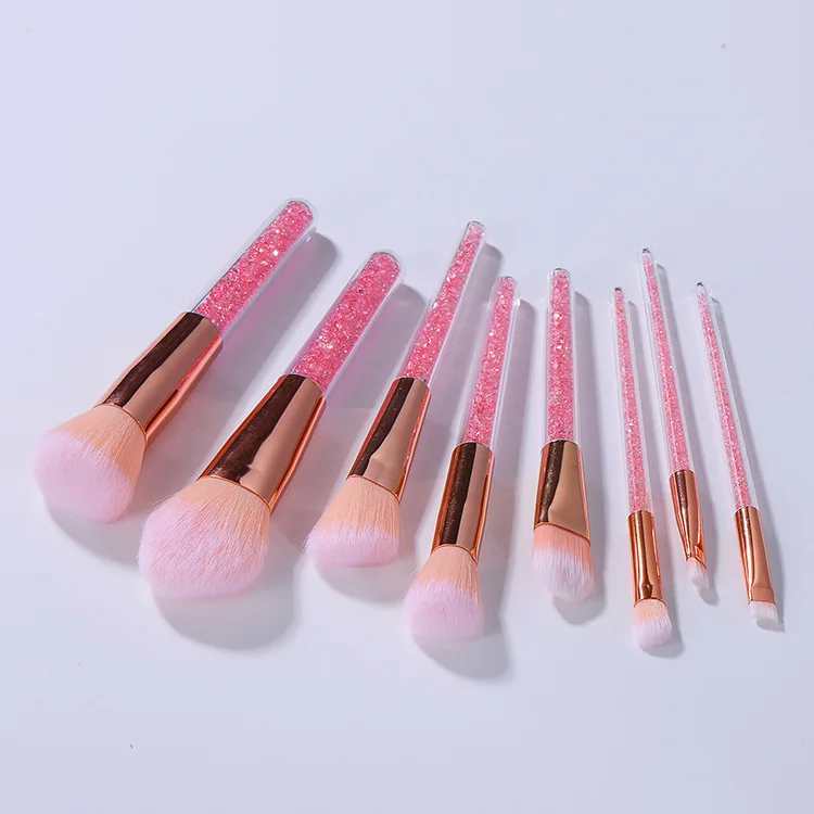 Wholesale Beauty tool set brushes full set of 8 pcs makeup set beginner eye makeup brush