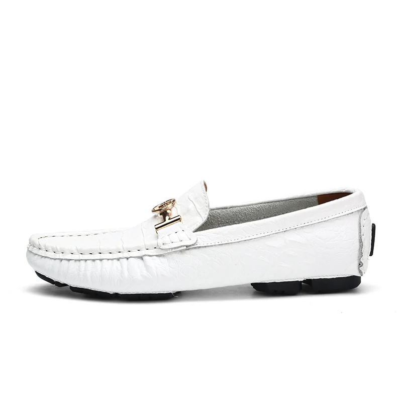 
Wholesale Classic leather cow suede loafer shoes for men driving shoes moccasins Soft Flats Loafers 