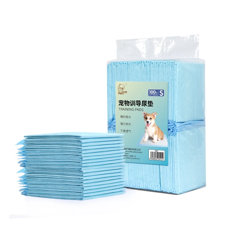 Wholesale high quality disposable dog urine pee pad pet training puppy pads
