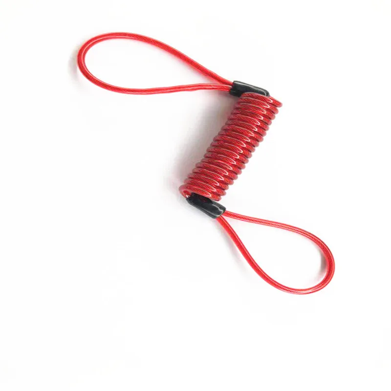 Дешевый эластичный кудрявый инструмент с пластиковым покрытием, спиральная катушка для безопасности