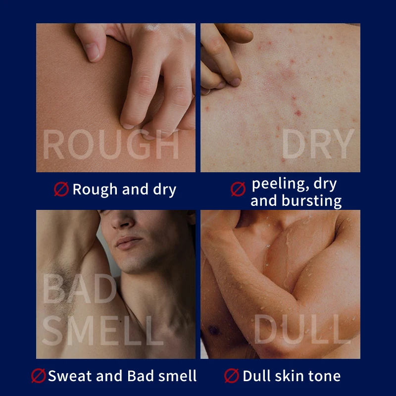 Body Care Long-Lasting Fragrance Hydration Sea Salt Amino Acid Refreshing Shower Gel