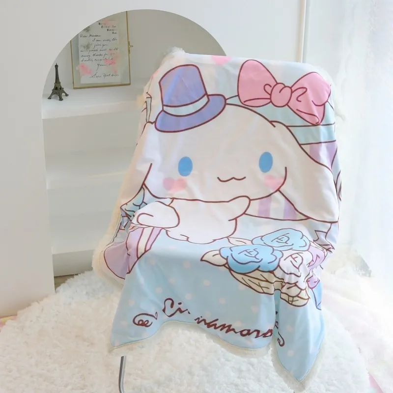 plush pillow with blanket my Melody Plush Doll Pillow Carpet 2 In 1Soft Cushion Plush Blanket Coral pillow folded blanket