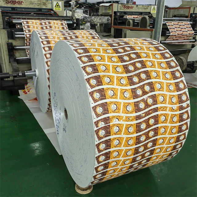 Eco-Friendly Flexo Offset Printing Raw Material PE Coated Paper Roll For Paper Cups Bowl