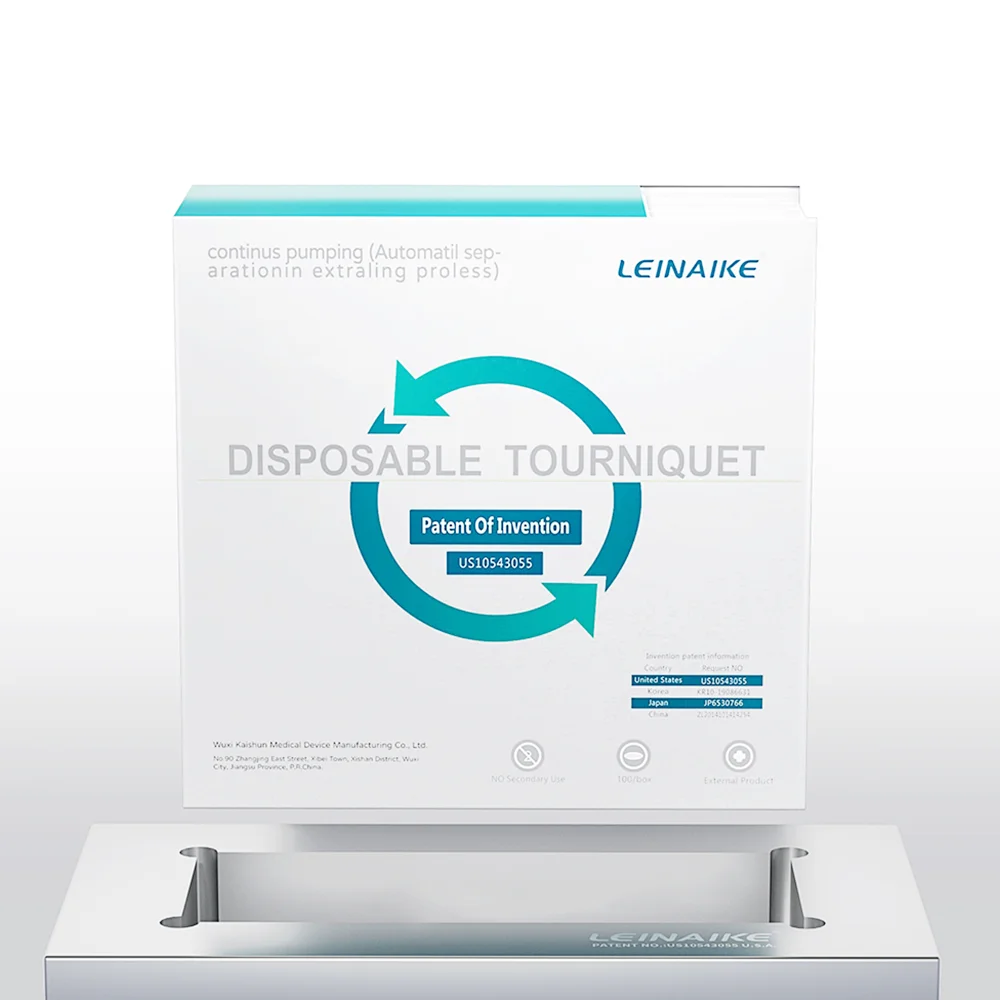 Оптовая продажа с фабрики, многоцветный стерильный эластичный одноразовый жгут для медицинского использования в изысканной коробке