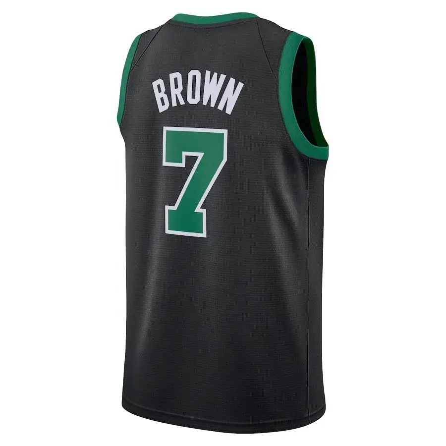 Новое поступление новинка 2024 boston city edition 0 Jason Tatum 7 Jaylen коричневая белая зеленая домашняя майка
