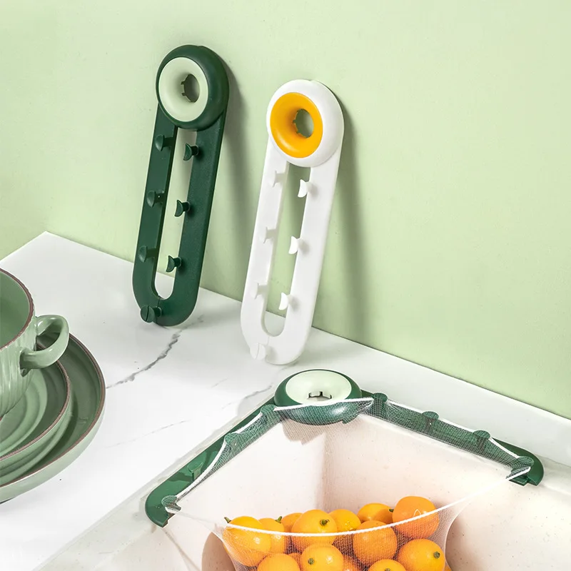 50pc Hanging Net Filter Bag Multi-Purpose Triangle Drainage Rack Drain Basket Kitchen Sink Filter Leftovers Soup Drainer