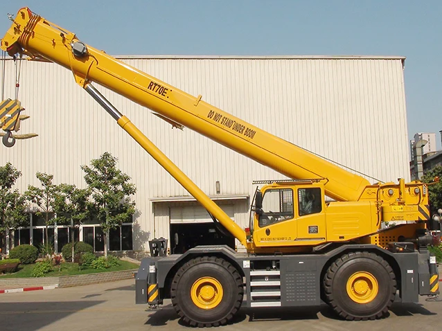 High efficiency Rough Terrain 90Ton crane 90ton Rough Terrain Crane RT90U with spare parts within Lifting Machinery