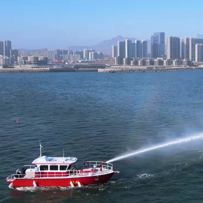 Ambulance boat Aluminum Fire Fighting Rescue Work Speed Boats