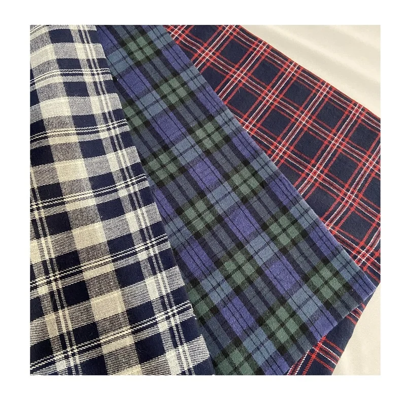 
With best quality 100% cotton yarn dyed fabric textiles 100% cotton garments for cloth 