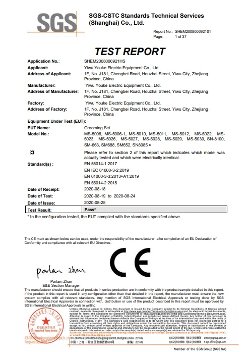 
Marske Waterproof Magnetic Charge Facial Hair Cutting Trimmer Set Grooming Kit Hair Clipper 