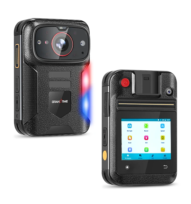 Grandtime Waterproof Airborne Design Professional GPS 2500mAh IP68 4G Walkie Talkie Law Enforcement Recorder