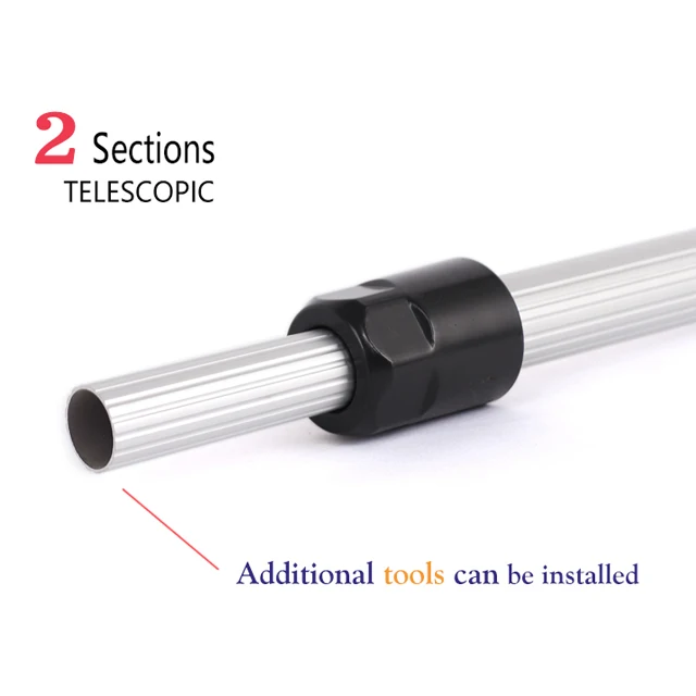 Aluminium Telescopic Camping Tools Tent Support Pole Spin Lock Pole