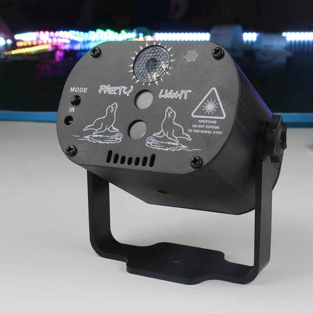 2 Years Warranty Mini Stage Projector Light 8W Laser DJ Disco Party Holiday Projection Night Light Lamp With CE ROHS