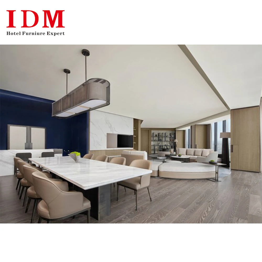 Wholesale Hotel Restaurant Furniture Round Banquet Events Wooden Cafe Table Armchair Space Saving Furniture For Restaurant