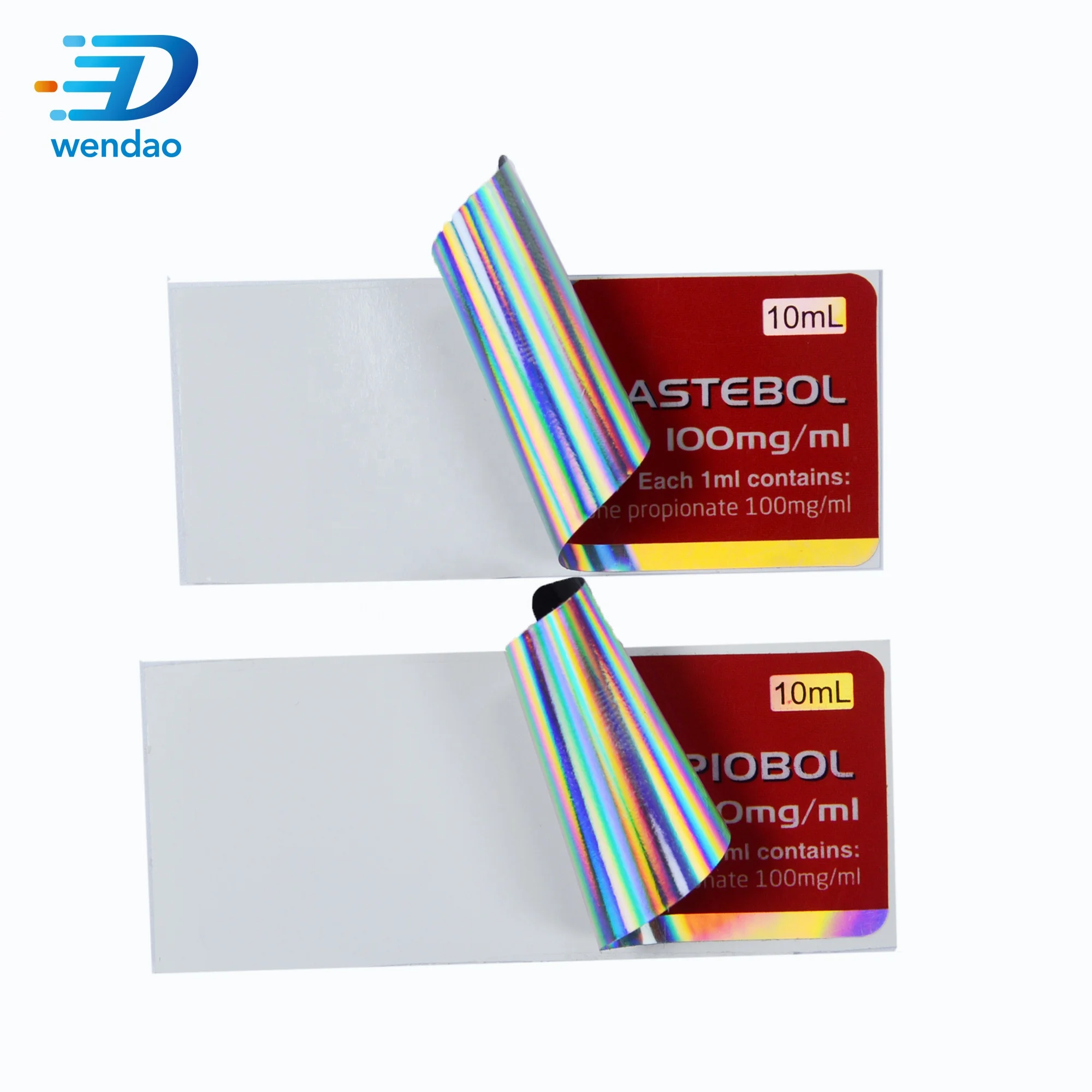 Medical Pharmaceutical  10ML Glass Vial Labels For Anabolic