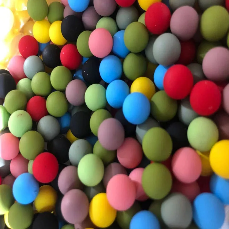 New Arrive 6mm 8mm 10mm 12mm Polymer Clay Beads  Round Loose Beads Mix Color For Jewelry Making with hole