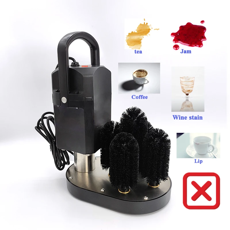 Большая кухонная техника для отеля, ресторана, стеклянная мойка с щеткой, портативная автоматическая мини-мойка для стаканов