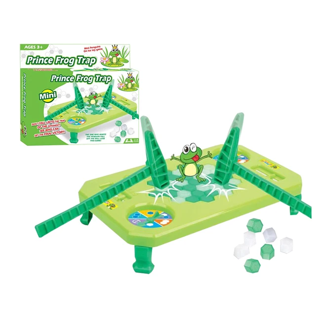 Kids game set mini frog trap table toy ice block breaking set amusing educational toys and games for boys and girls