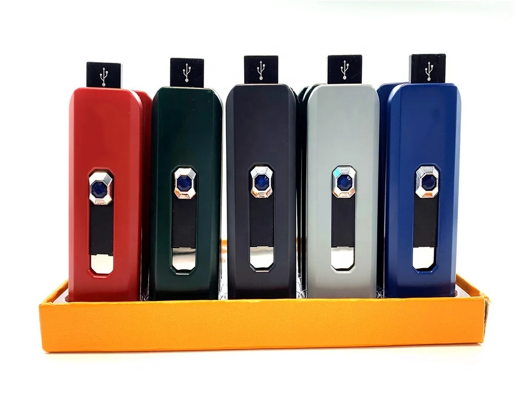 Popular slim Electric lighter With Best Price High Quality  usb lighter disposable smoking cigarette lighter for men gadgets