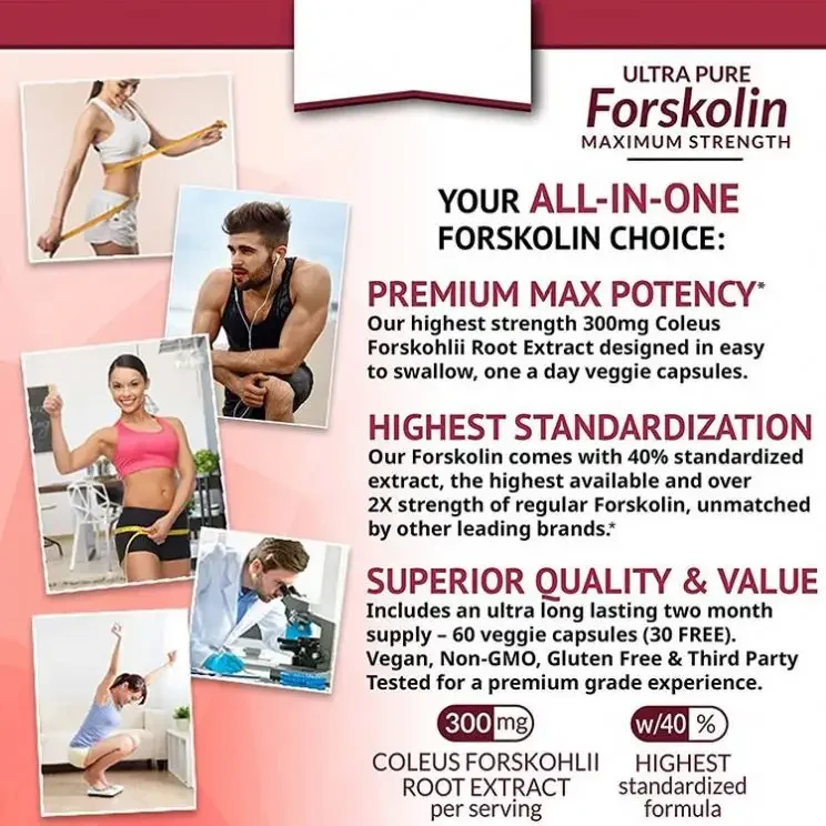 Cost Effective Root Extract Powder Belly Dark Supplement  Advanced Enhancement Complex Ultra Pure Forskolin Capsules