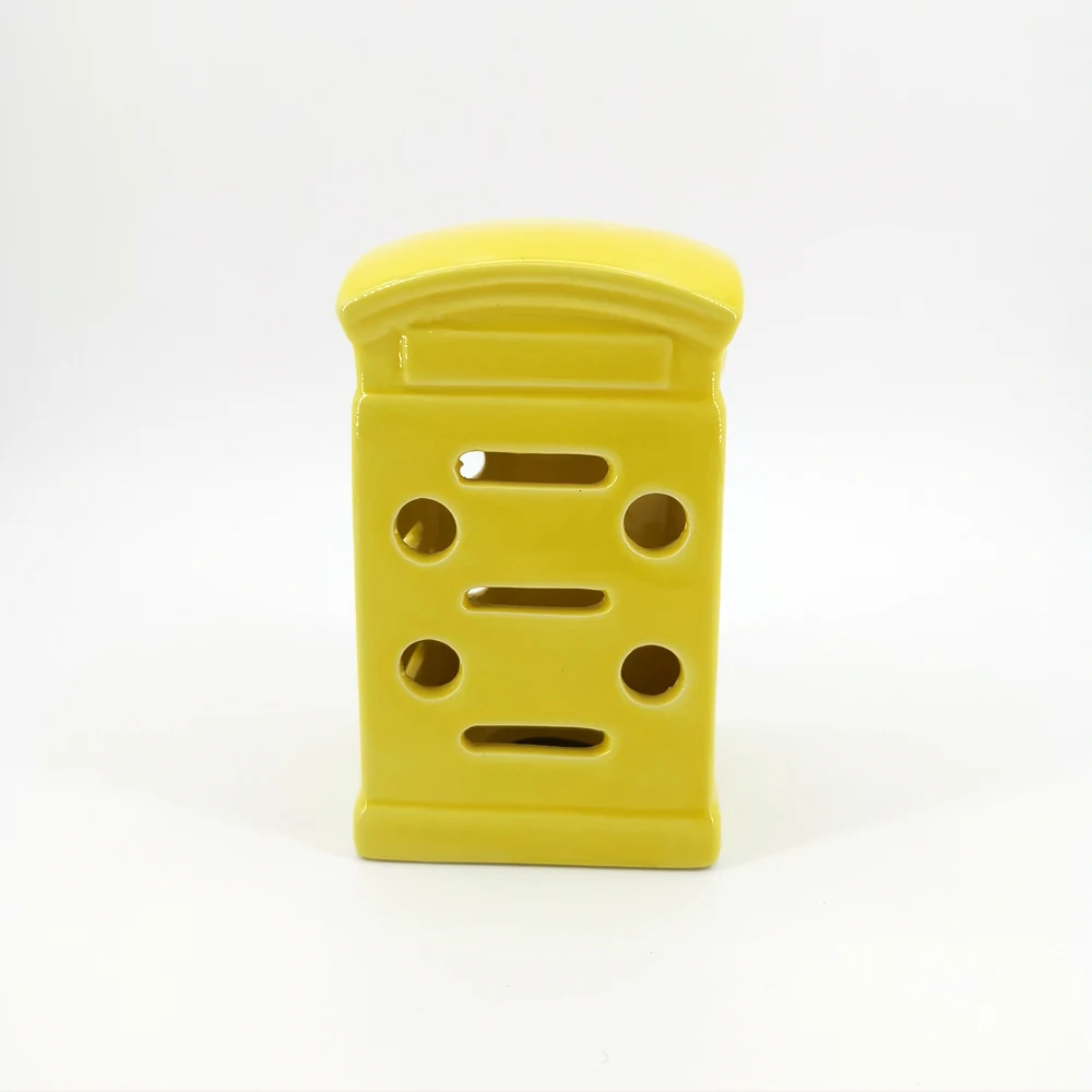 Sale Mailbox Modeling Kids Money Boxes Can Customize Color and Size Ceramic Hollow Out Coin Piggy Bank