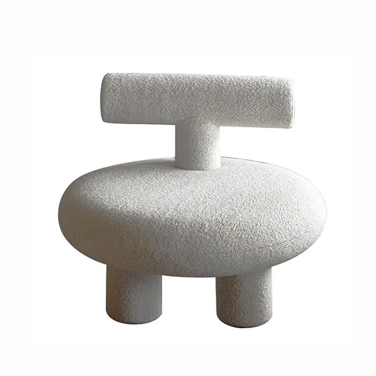 Apple Shape Single Person Hotel Living Room Coffee Shop Bar Fabric Leisure Arm Chair