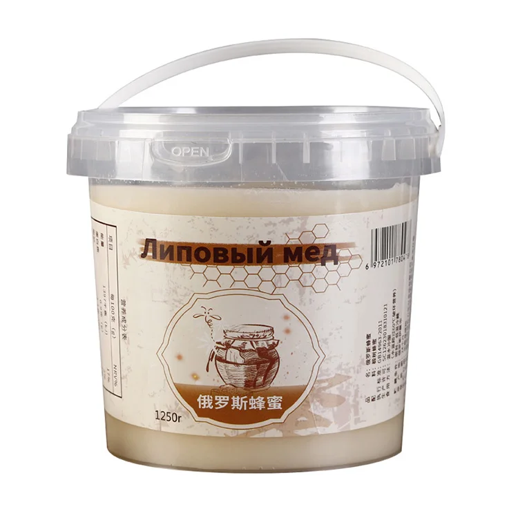 Russian linden honey 100% organic pure natural honey royal honey for men