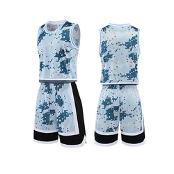 2022 Sublimated  Basketball Jerseys With No Logo Basketball Jersey