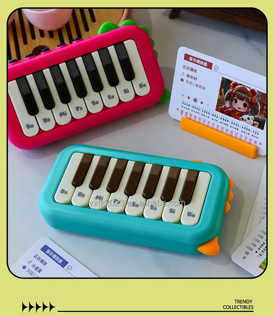 Kids Multifunctional Music Keyboard with Lights Baby Piano  Portable Child Pocket Piano