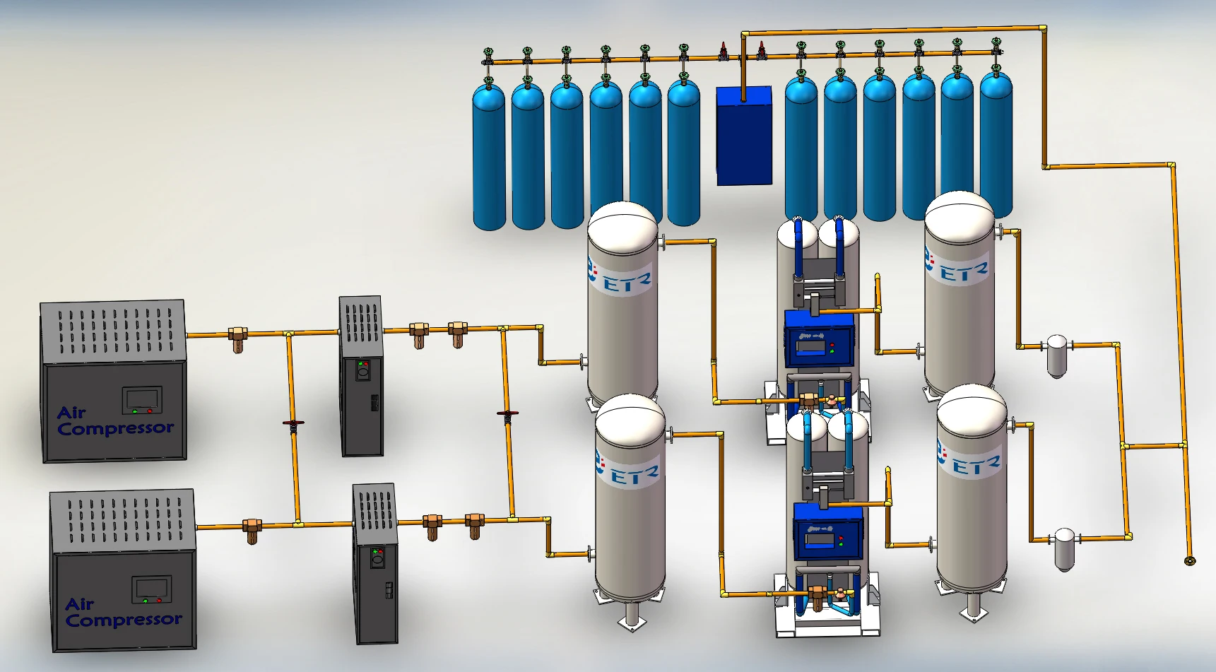 CE and ISO certificated  PSA Oxygen concentrator for  hospital use with factory price for sell