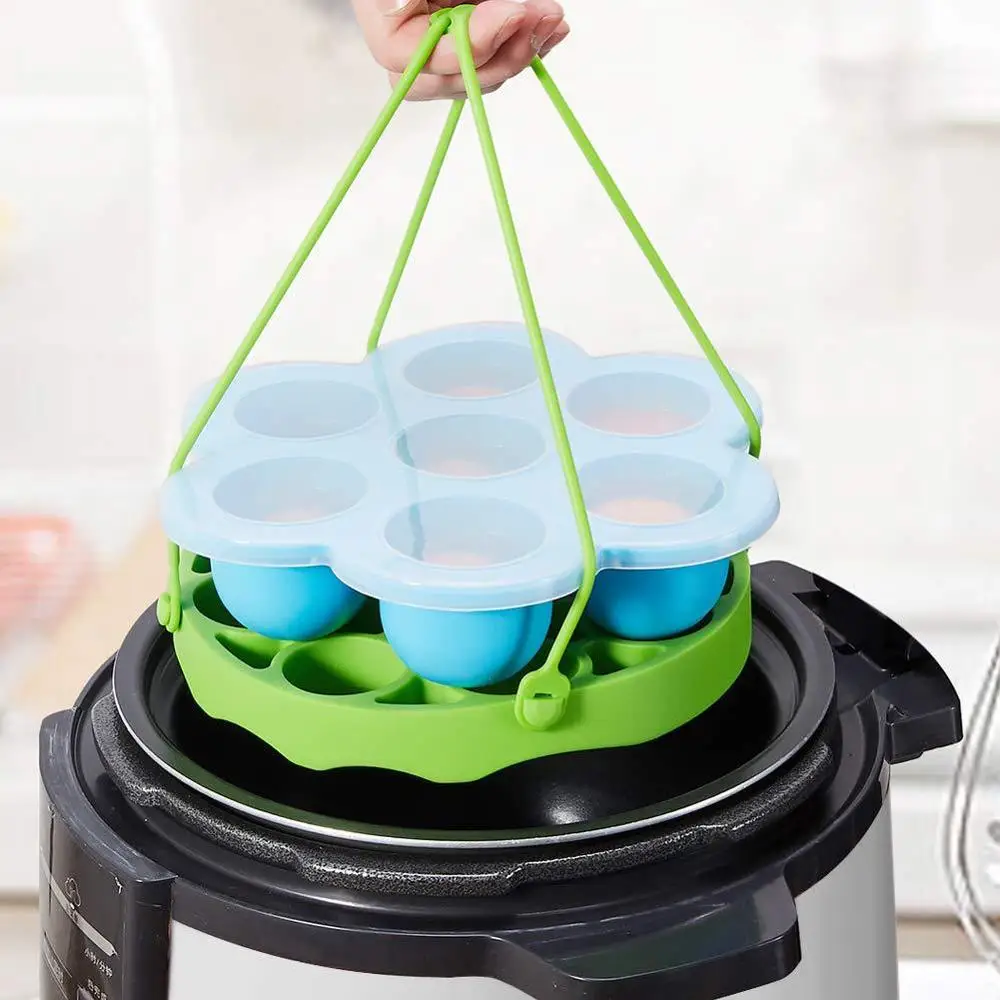
High Quality Rack Silicone Bakeware Egg Steamer 