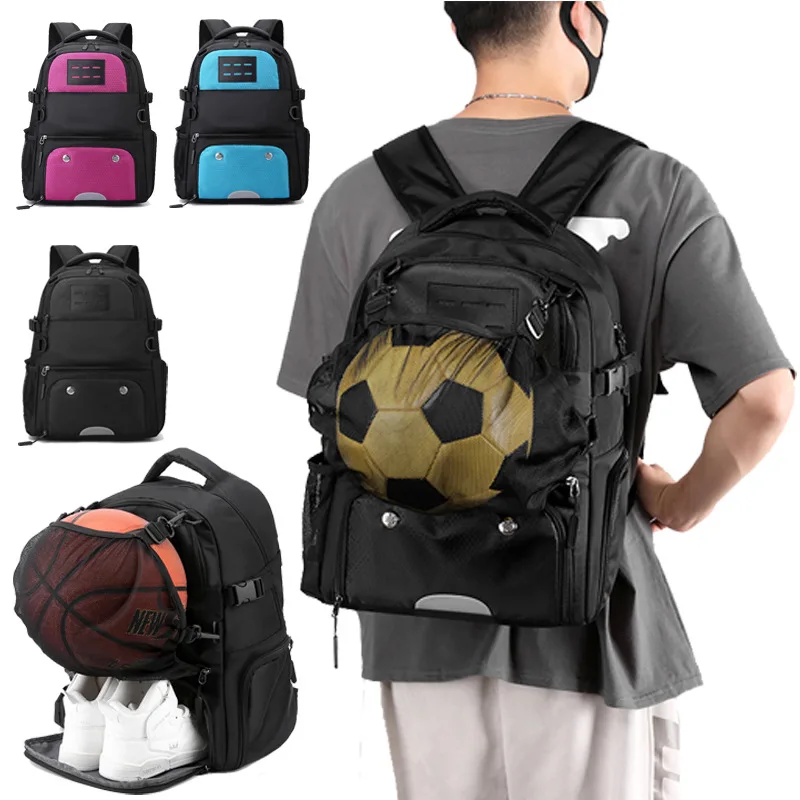Yuhong Large Capacity Student Backpack Independent Shoe Compartment Water-proof Outdoor Football Bag Basketball Sports Backpack