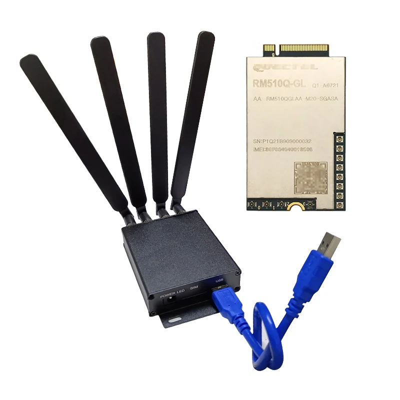 RM510Q-GL RM510QGLAA-M20-SGASA Module + LTE 5G  Modem Shell case  board kit NGFF M.2 USB 3.0 Adapter