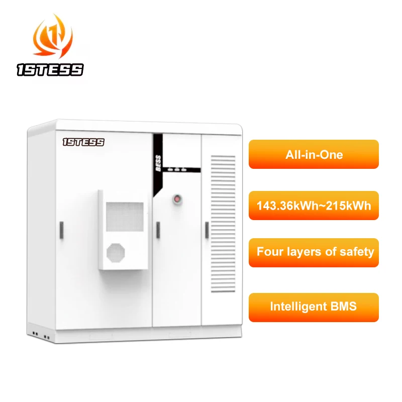 IP55 30kw 50kw 100kw Industrial commercial 143.36kwh 215kwh Energy Storage 280Ah lifepo4 battery