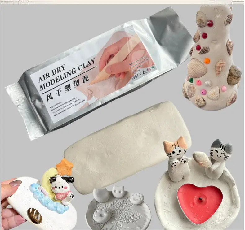 hot sell Non Staining High Quality 1000g Air Dry Modeling Pottery Clay  Diy Product