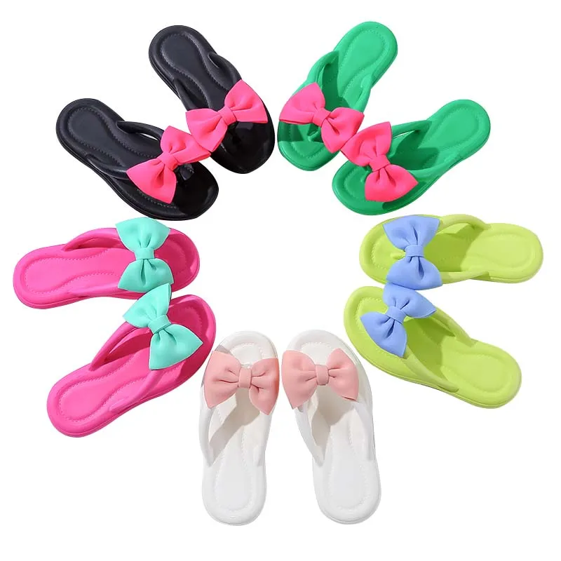 OEM Custom Logo  Flip-flop Slippers For Women Summer Outdoor EVA Slippers Unisex Flat Ladies Slippers